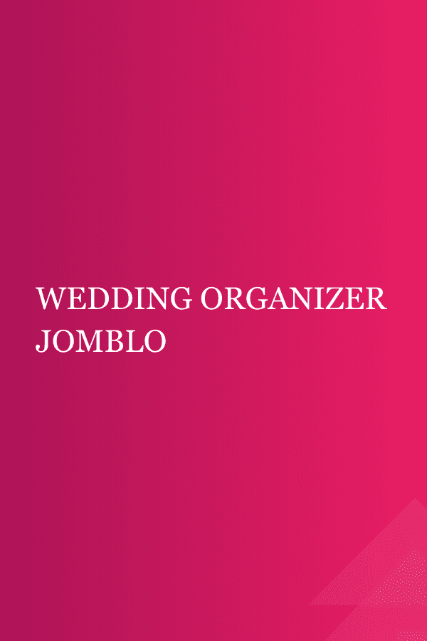 Cover WEDDING ORGANIZER JOMBLO